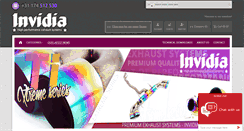 Desktop Screenshot of invidia-europe.com