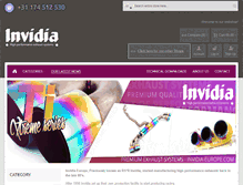 Tablet Screenshot of invidia-europe.com